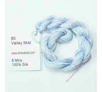 Шёлковое мулине Dinky-Dyes S-080 Valley Mist